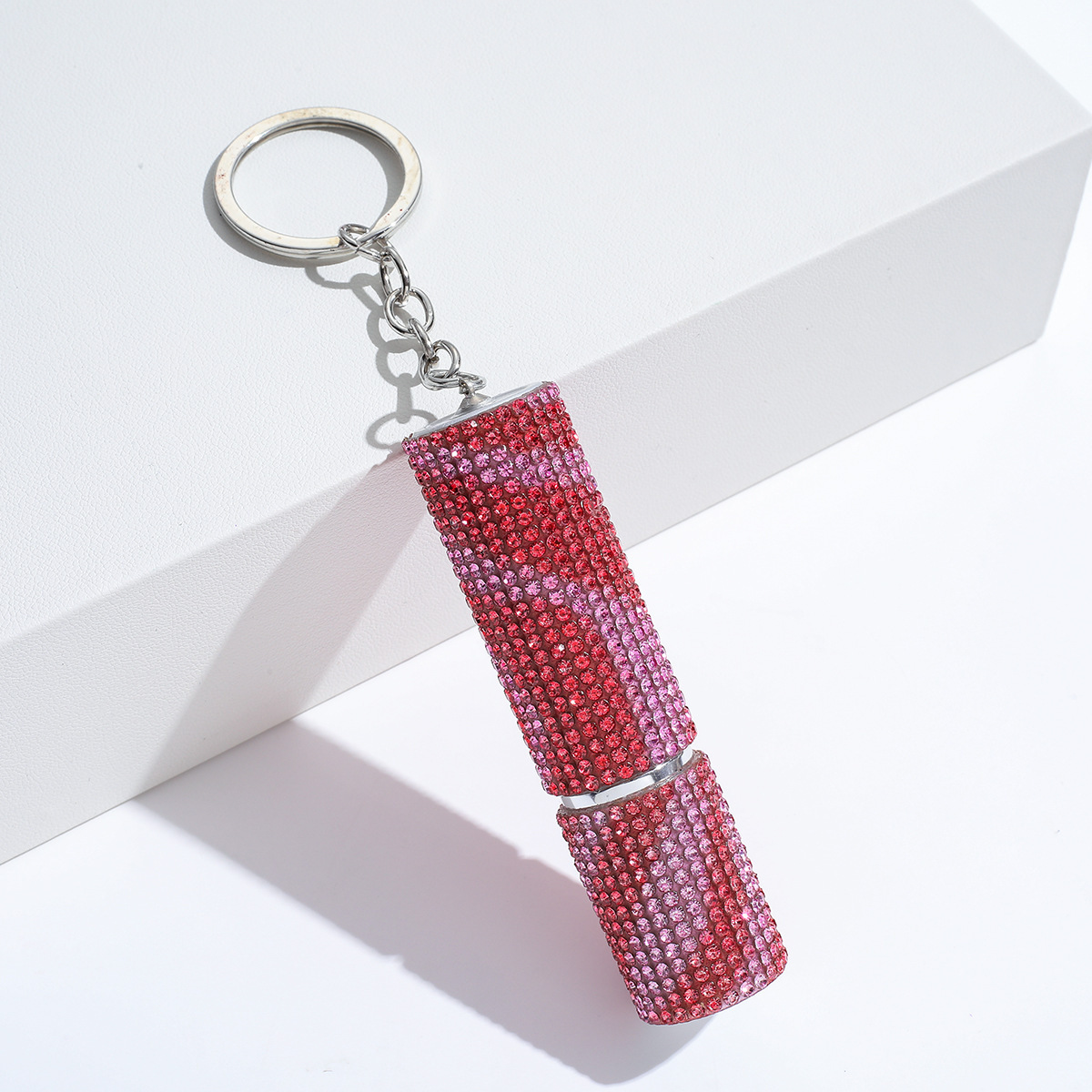 Wholesale bling perfume bottle keychain.