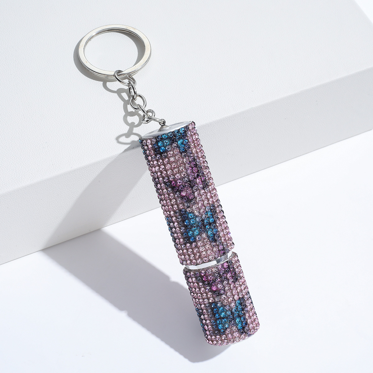 Wholesale bling perfume bottle keychain.