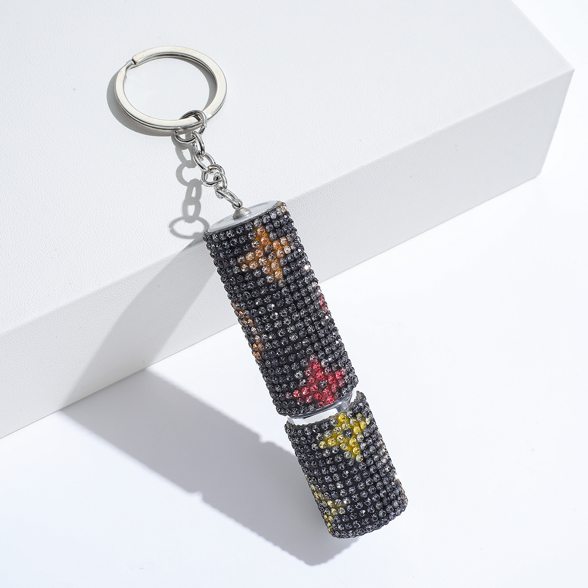 Wholesale bling perfume bottle keychain.