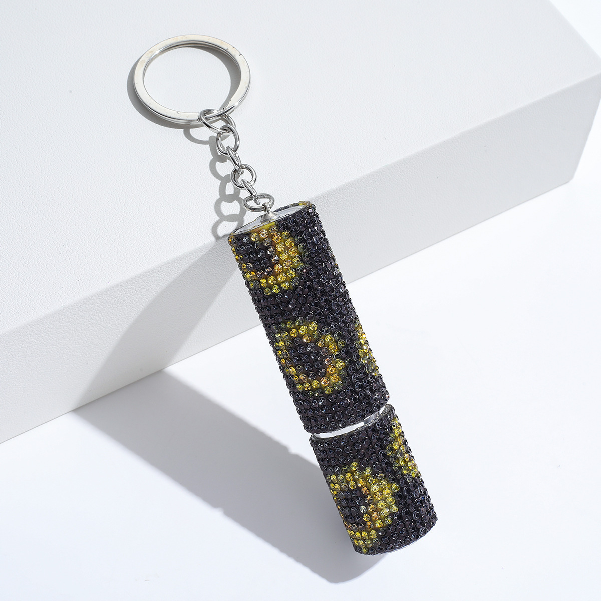 Wholesale bling perfume bottle keychain.