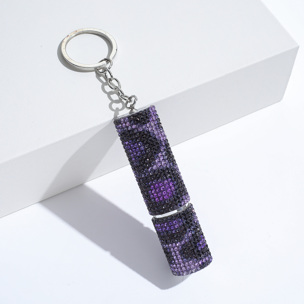 Wholesale bling perfume bottle keychain.