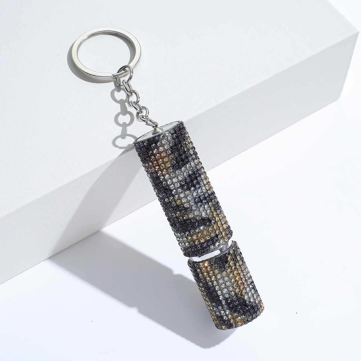 Wholesale bling perfume bottle keychain.