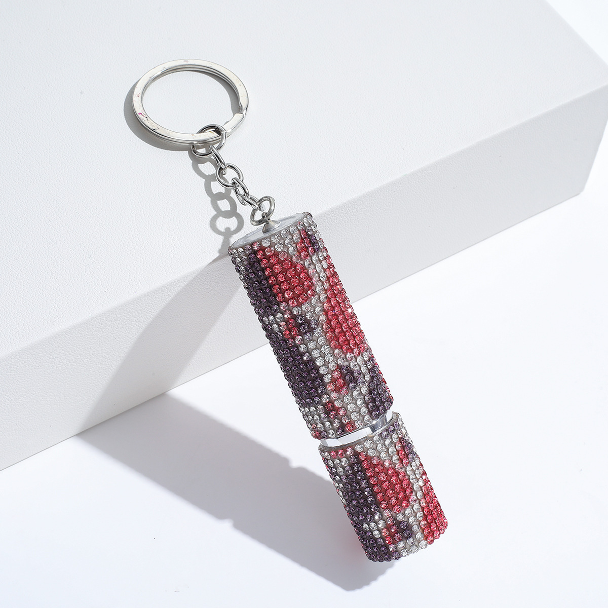 Wholesale bling perfume bottle keychain.
