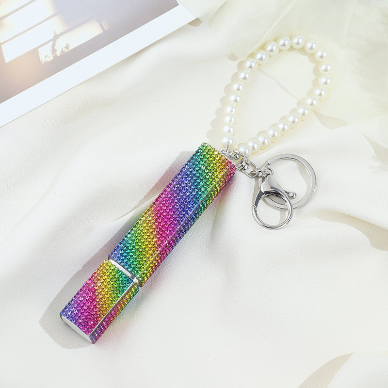 Wholesale bling10ML perfume keychain.