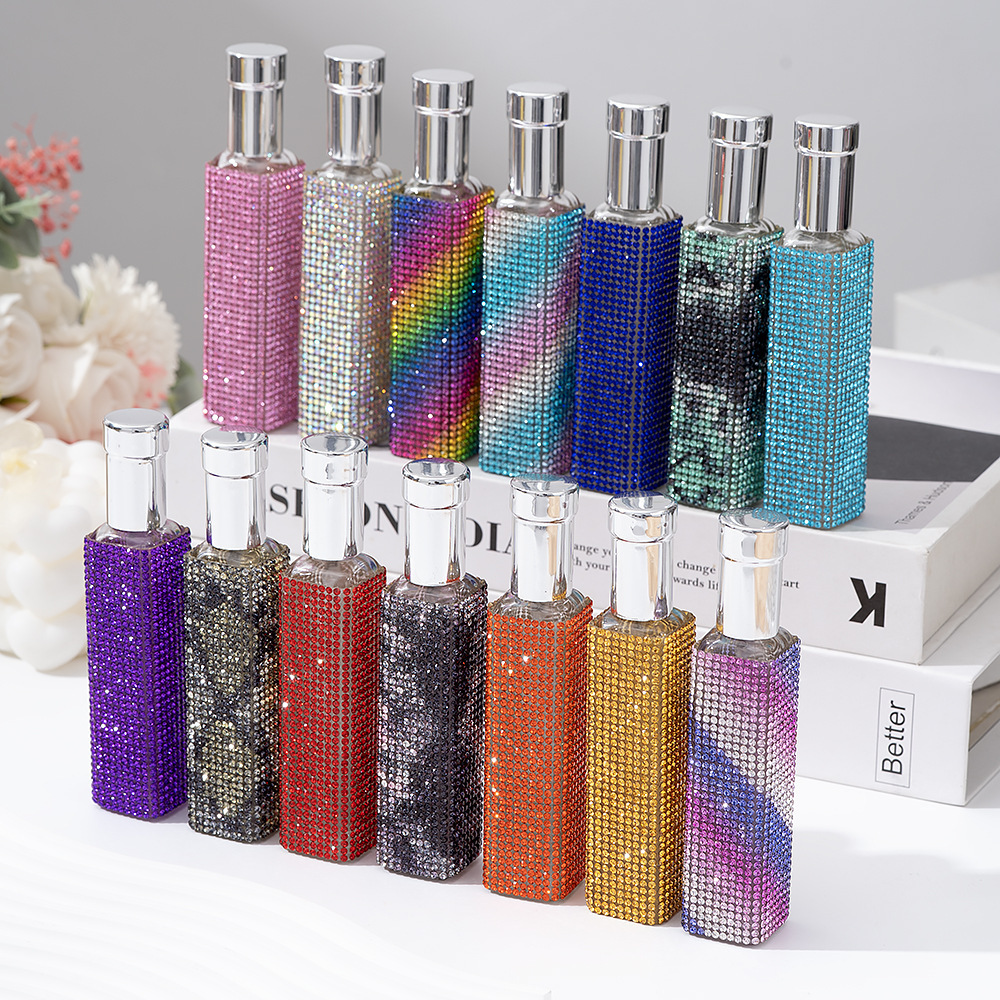 Wholesale 10ML glass bling perfume bottle.
