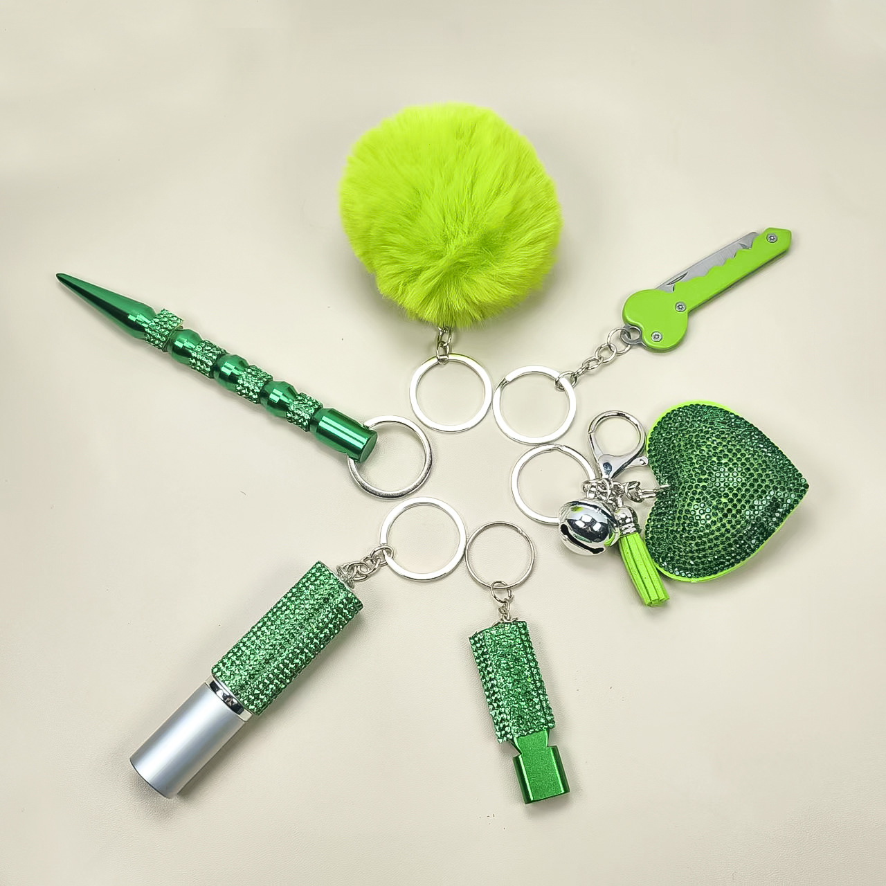Wholesale 6-piece keychain set