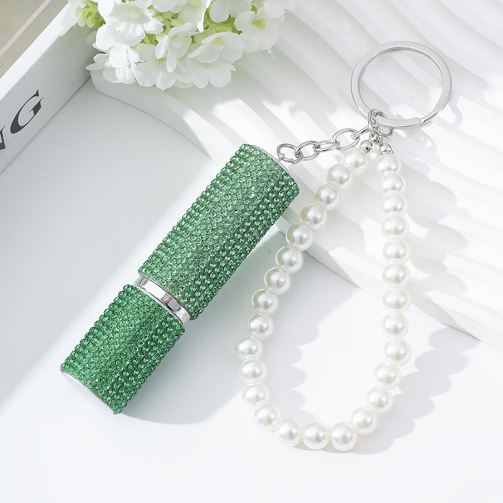 Wholesale 5ML bling perfume bottle keychain.