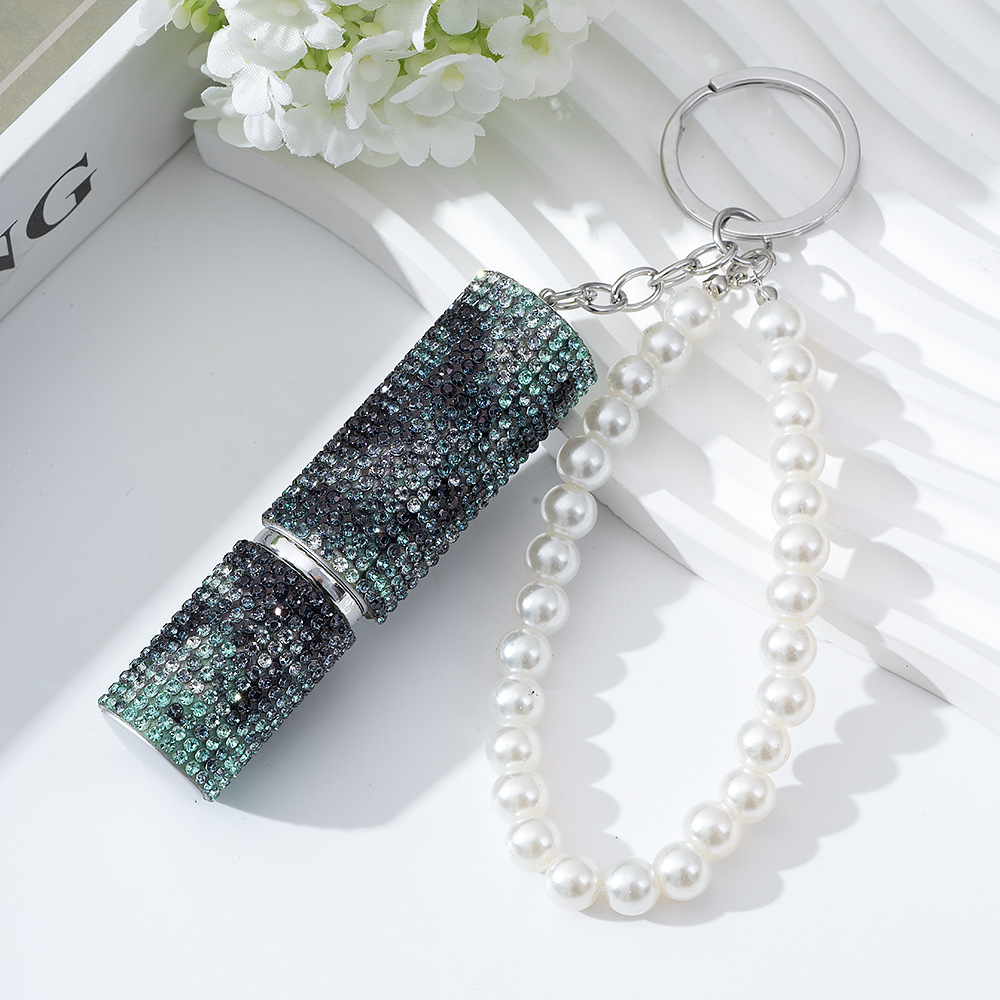 Wholesale 5ML bling perfume bottle keychain.