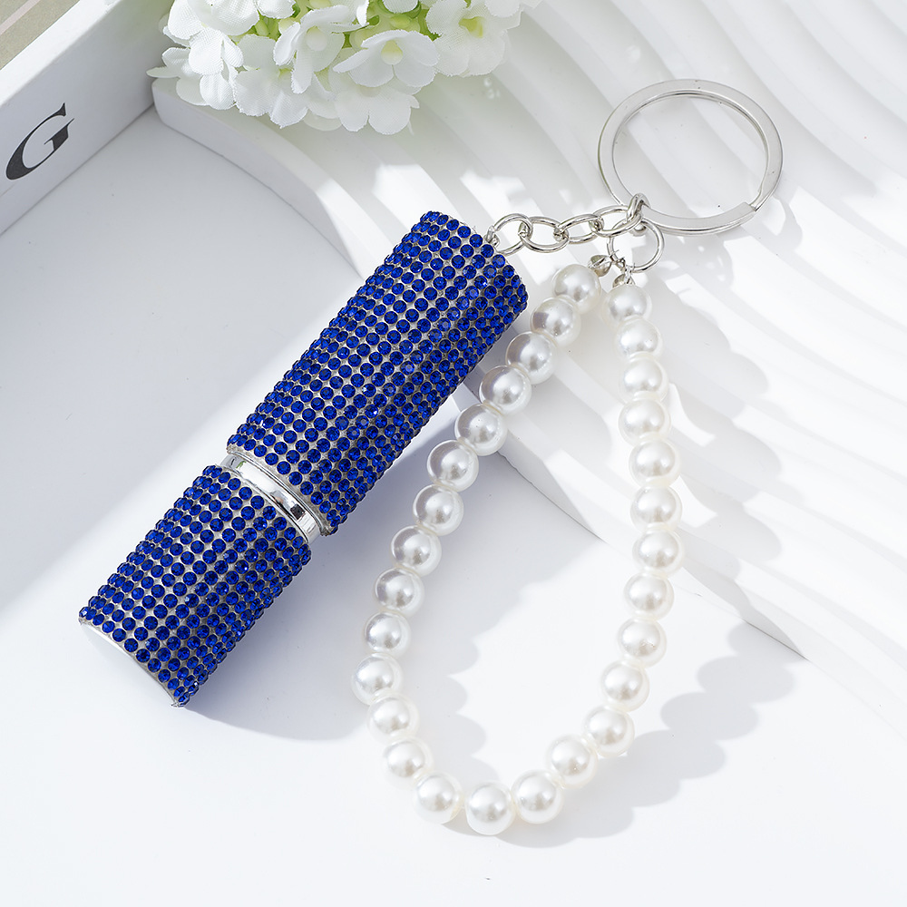 Wholesale 5ML bling perfume bottle keychain.
