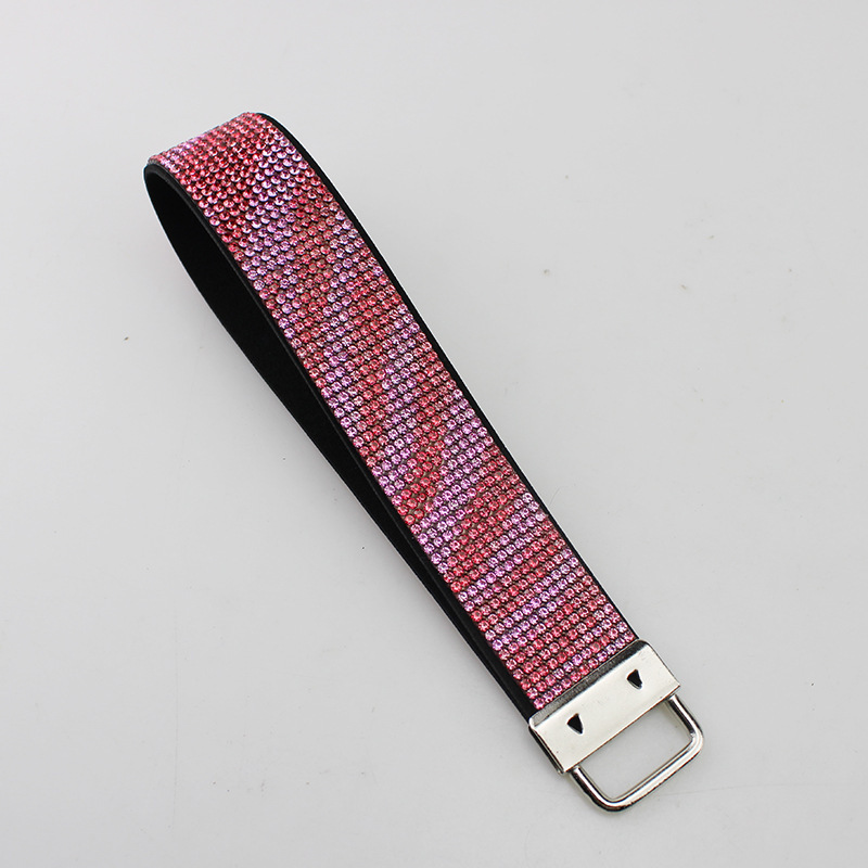 Wholesale bling wristband keychain