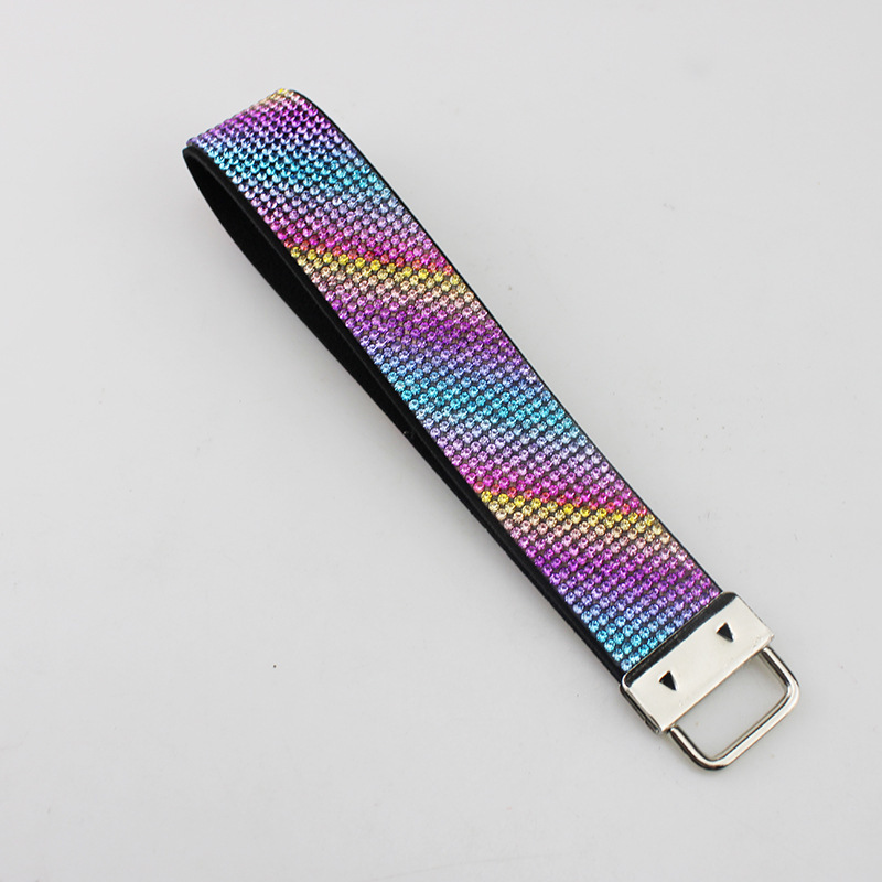 Wholesale bling wristband keychain