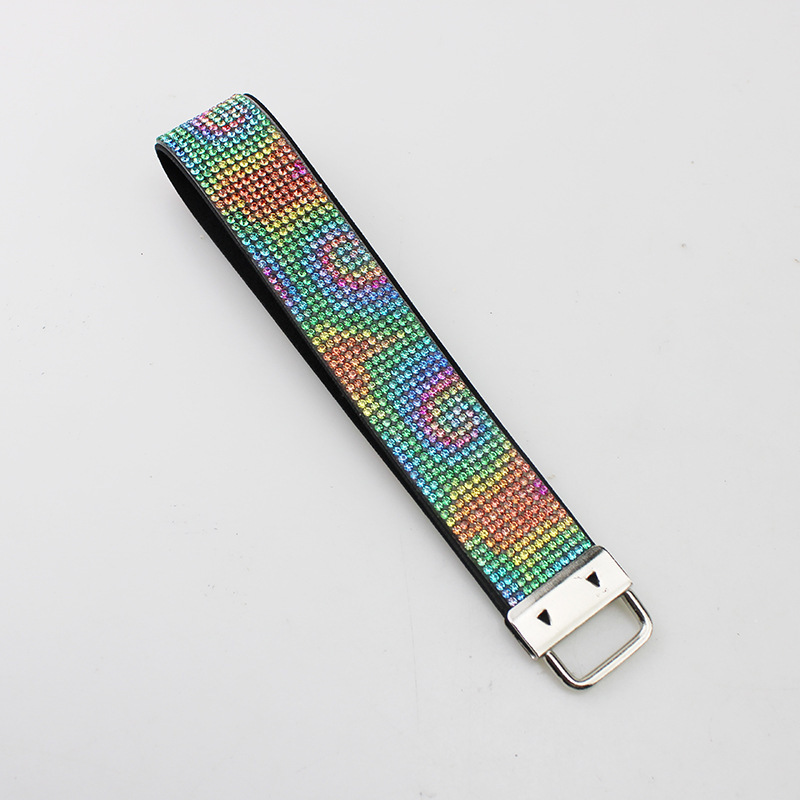 Wholesale bling wristband keychain