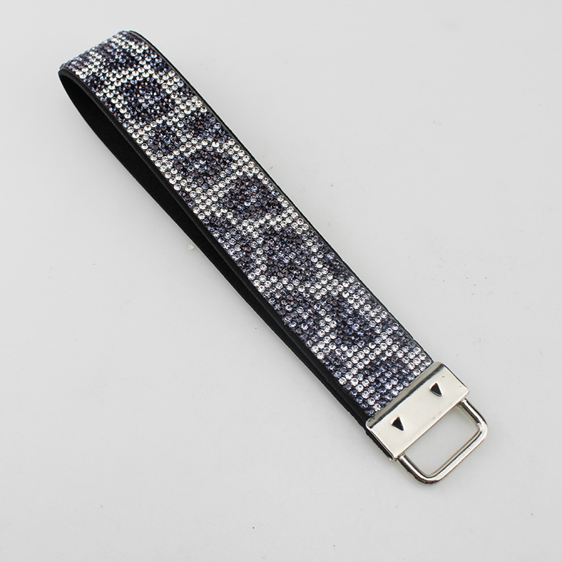 Wholesale bling wristband keychain