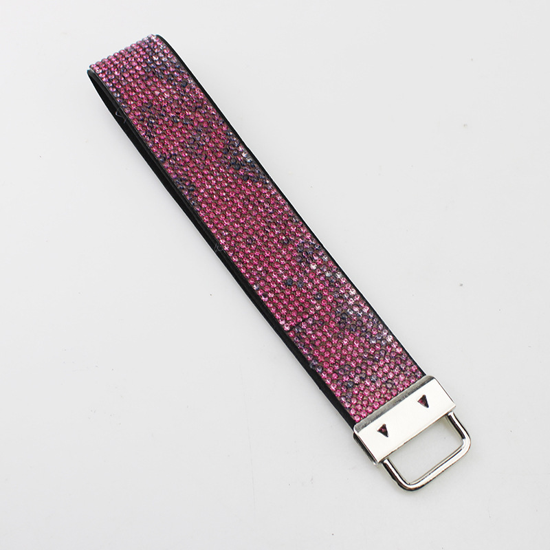 Wholesale bling wristband keychain