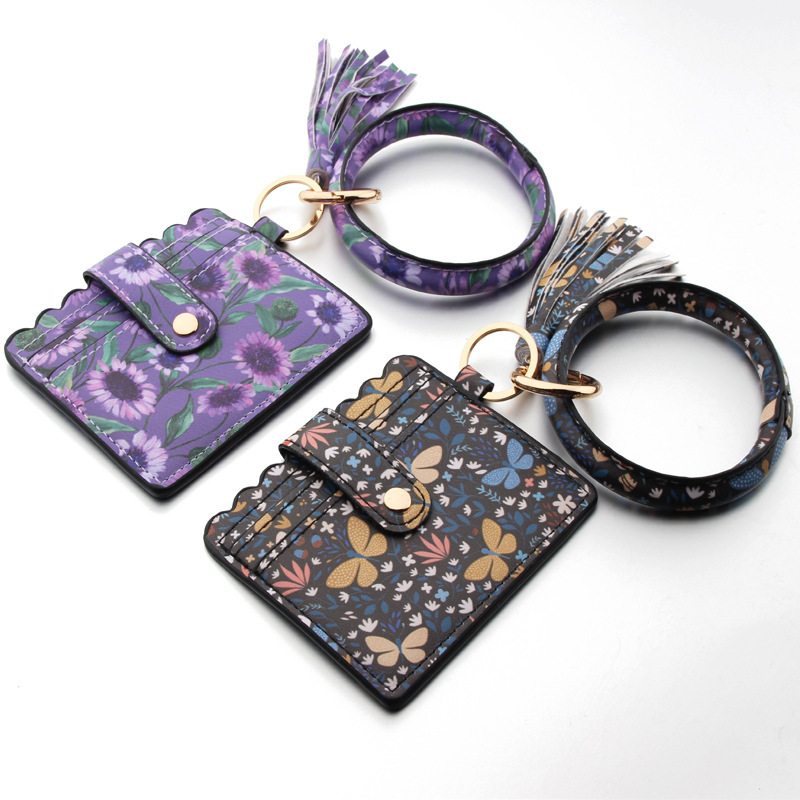 Wholesale card holders, bracelets keychains.