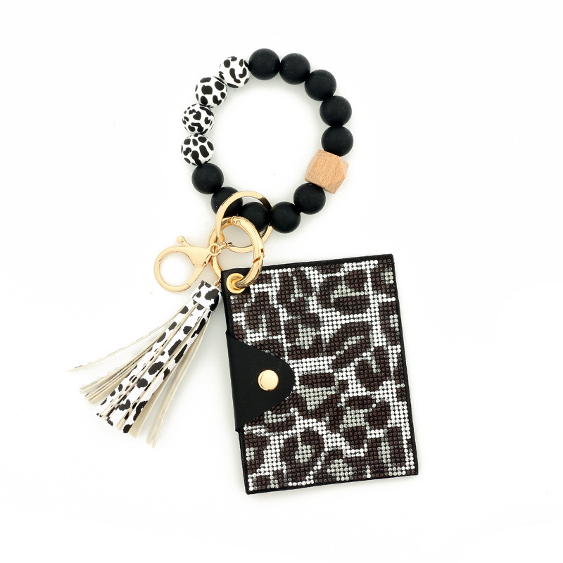 Wholesale bling wallet, silicone wristband keychain.