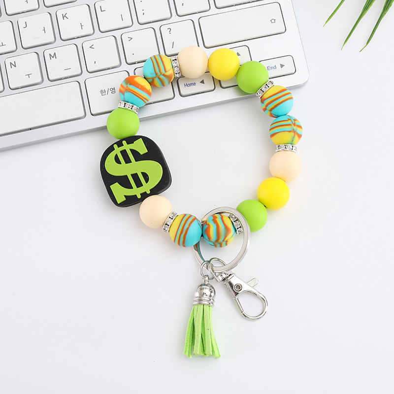 Wholesale Silicone Wristband Keychain.