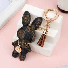 Single brown rabbit