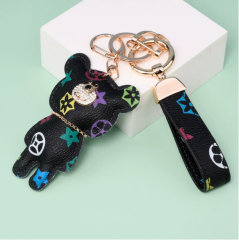 Black Flower Standing Bear Set
