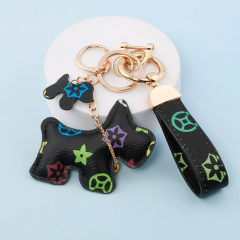 Black Flower Bell Dog Set