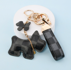 Black Plaid Bell Dog Suit