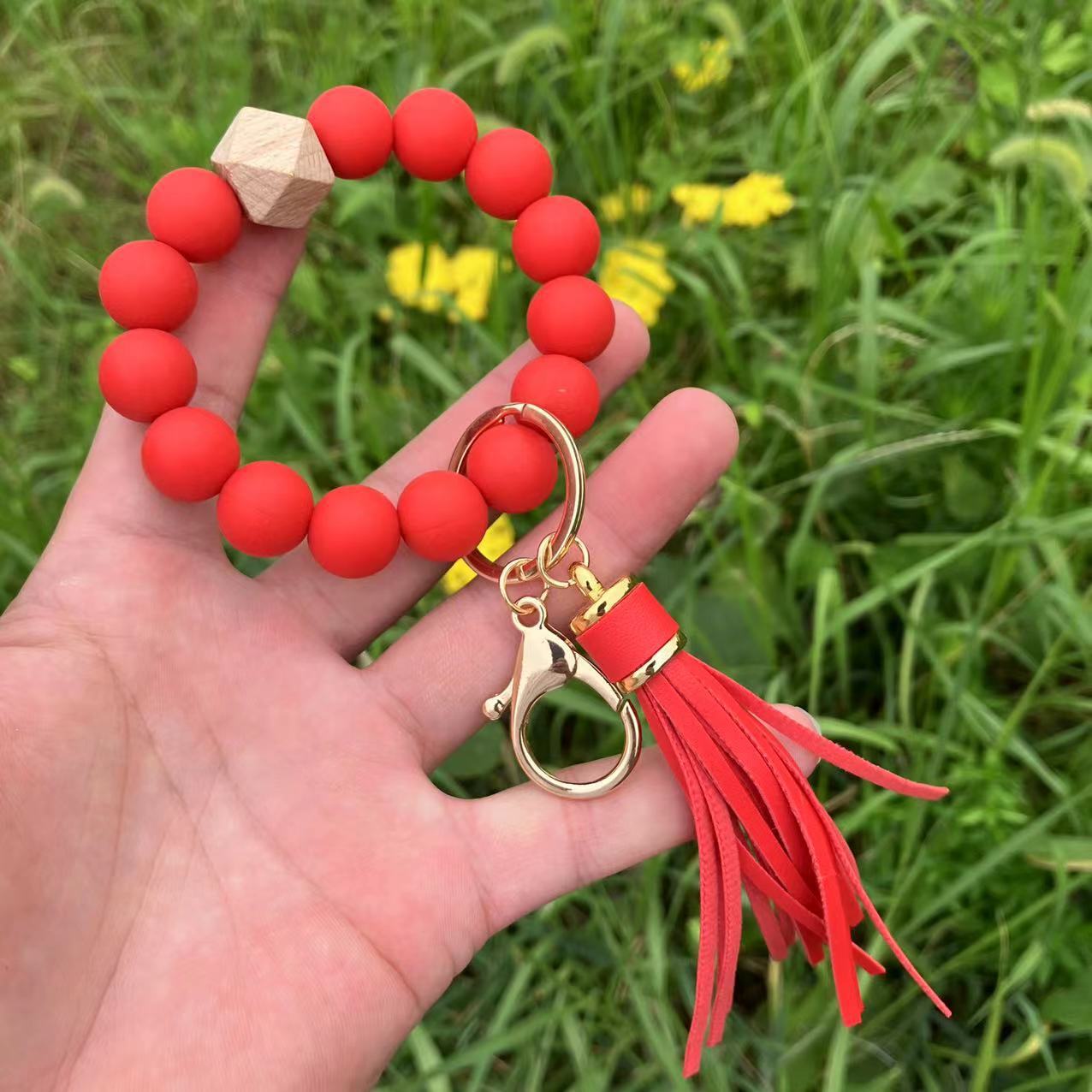 Wholesale Silicone Wristband Keychain