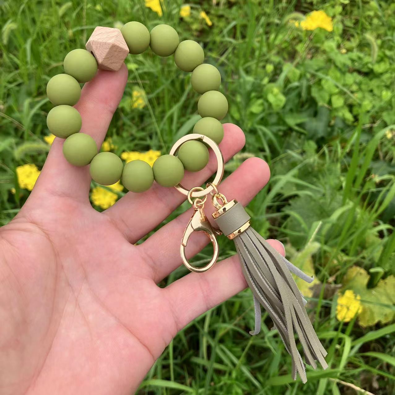 Wholesale Silicone Wristband Keychain