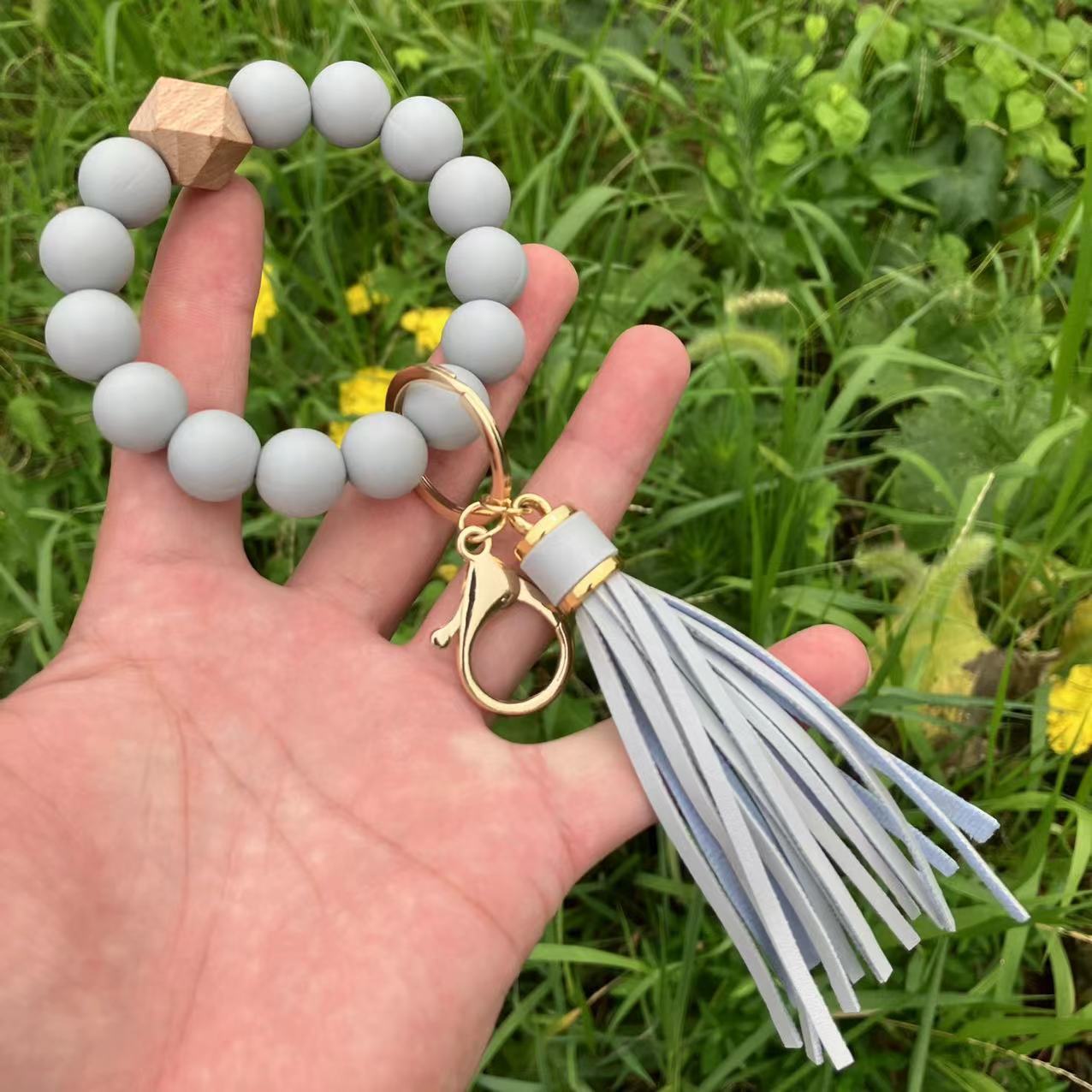 Wholesale Silicone Wristband Keychain