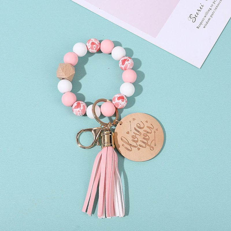 Wholesale Silicone Wristband Keychain