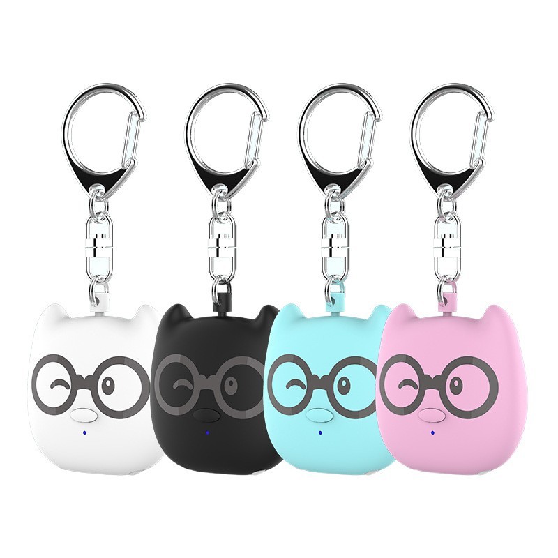 Wholesale cartoon rechargeable models, personal alarm keychains.