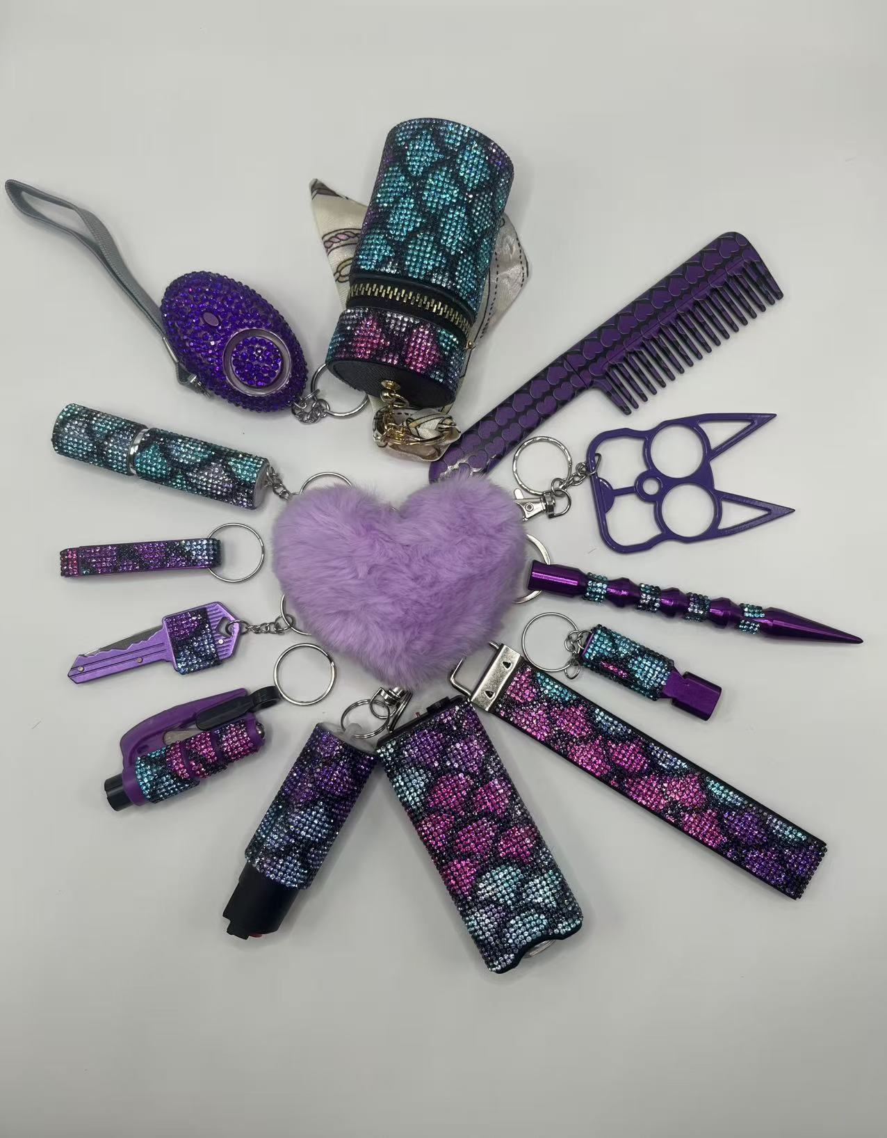 14-piece keychain set wholesale