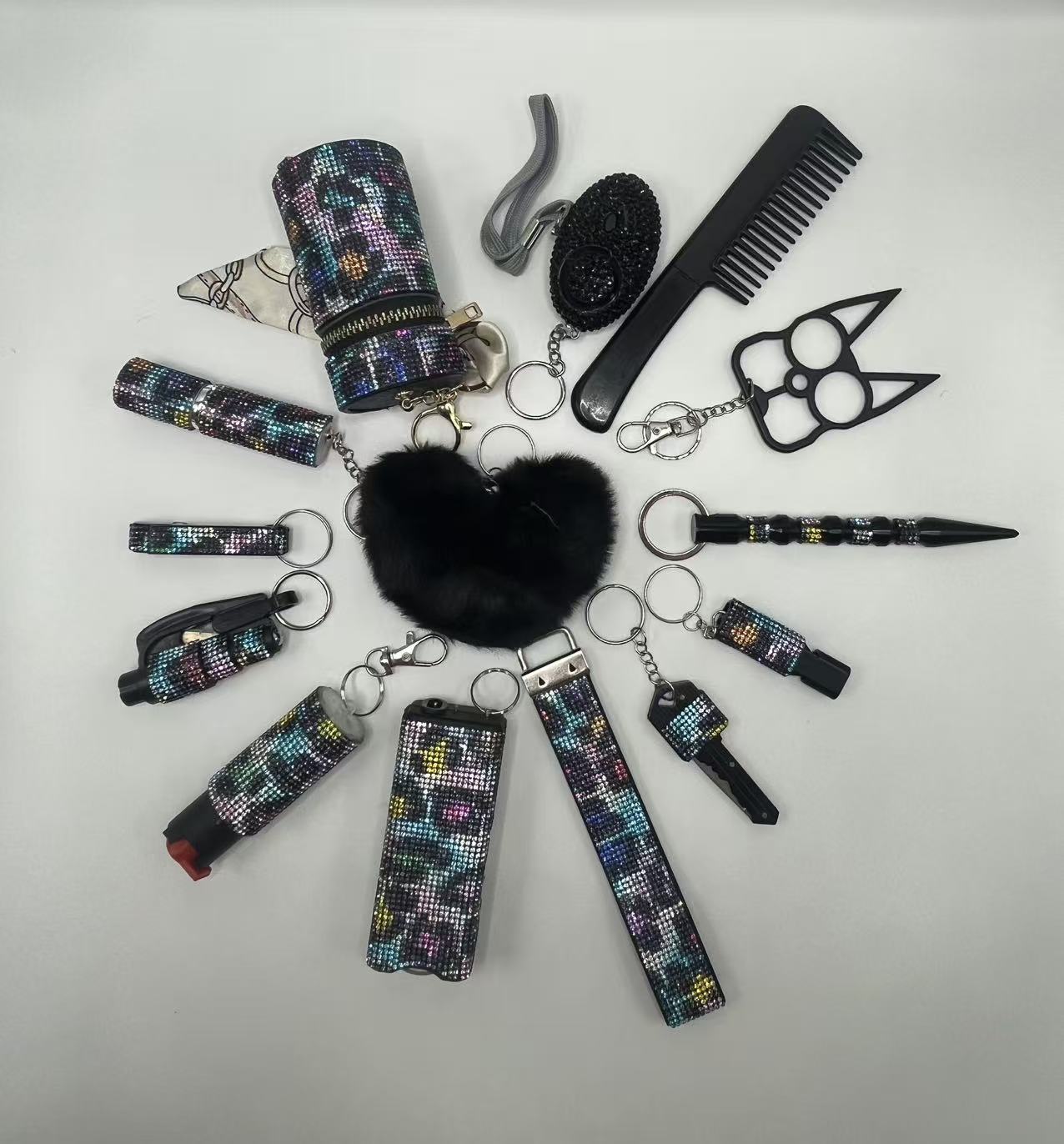14-piece keychain set wholesale