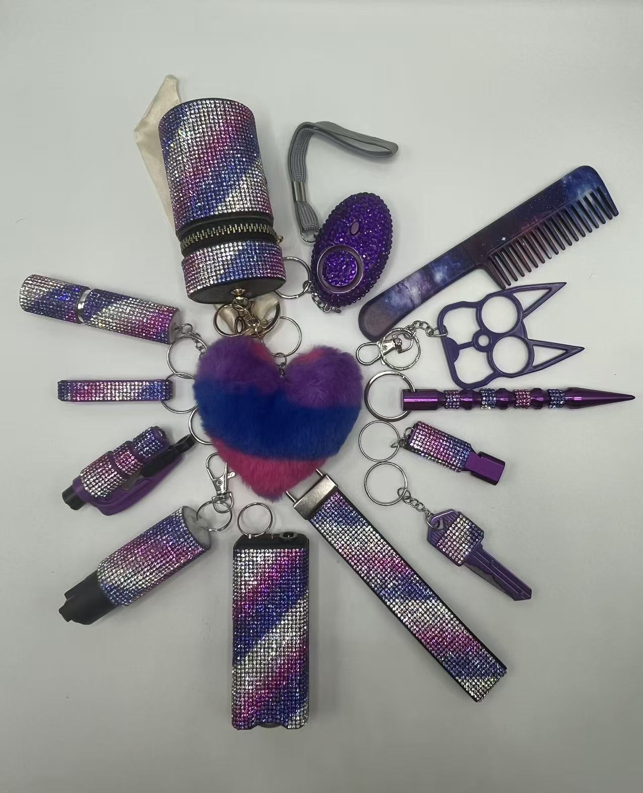 14-piece keychain set wholesale