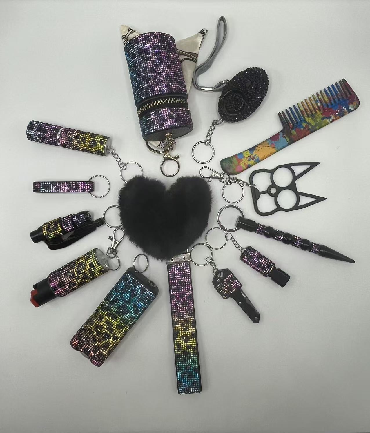 14-piece keychain set wholesale