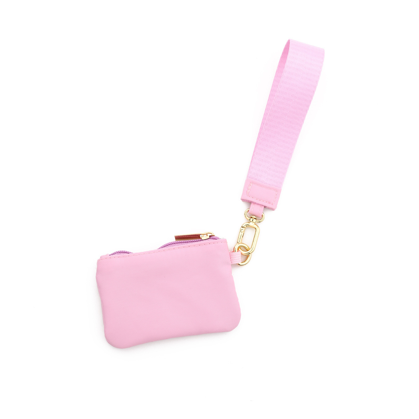 2025 Cross-border Spot Multifunctional Waterproof Nylon Wrist Bag Card Holder Keychain Women's Portable Mini Coin Purse