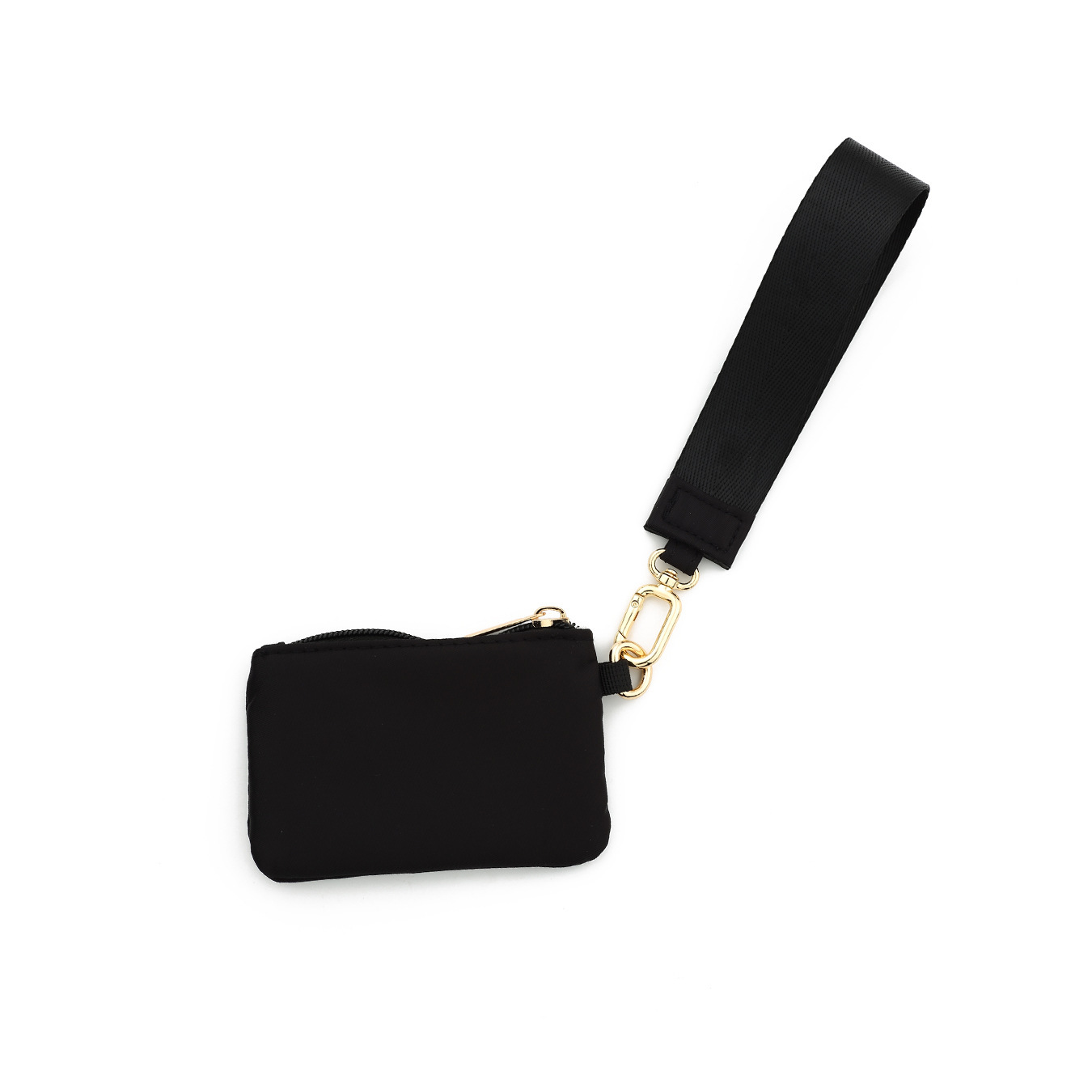 2025 Cross-border Spot Multifunctional Waterproof Nylon Wrist Bag Card Holder Keychain Women's Portable Mini Coin Purse
