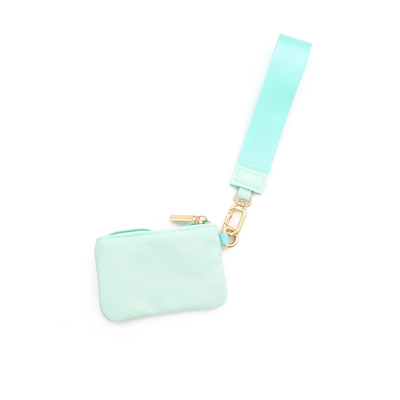 2025 Cross-border Spot Multifunctional Waterproof Nylon Wrist Bag Card Holder Keychain Women's Portable Mini Coin Purse