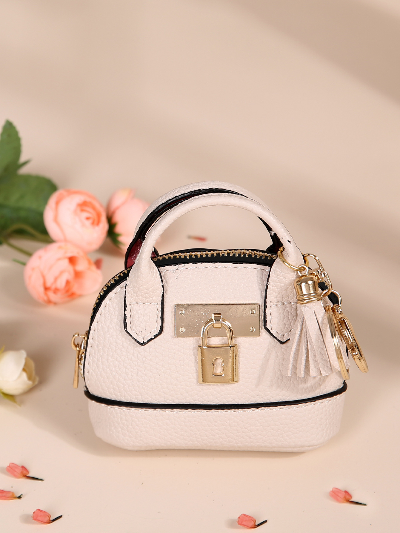 New mini coin purse women's creative coin bag key chain bag Japanese and Korean version mini simple cute small coin purse