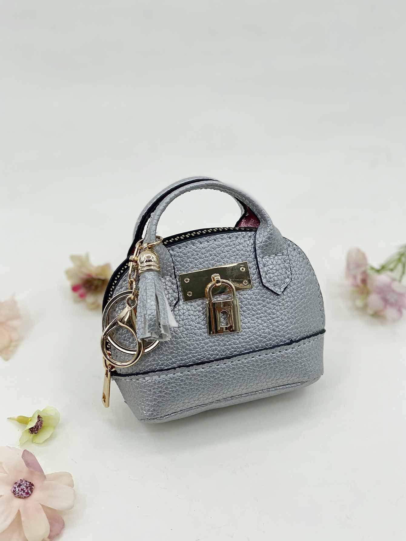 Mini coin purse women's creative coin bag keychain bag mini simple cute small coin purse