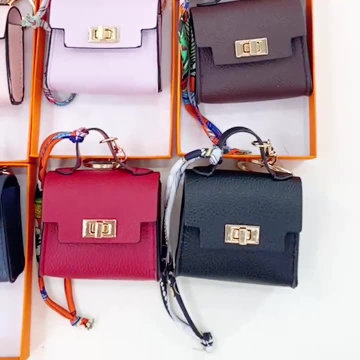 Mini wallet bag hanging house small bag light luxury bag new fashion pendant lipstick bag earphone key bag