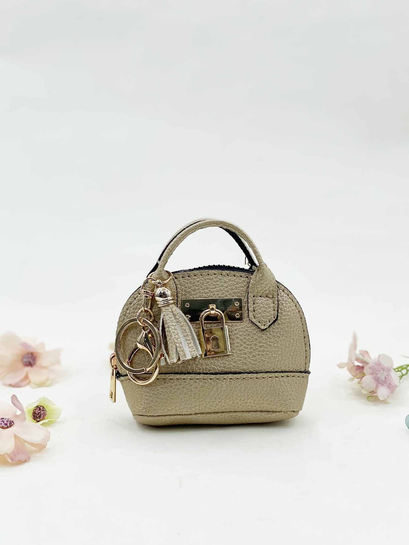 New mini coin purse women's creative coin bag key chain bag Japanese and Korean version mini simple cute small coin purse