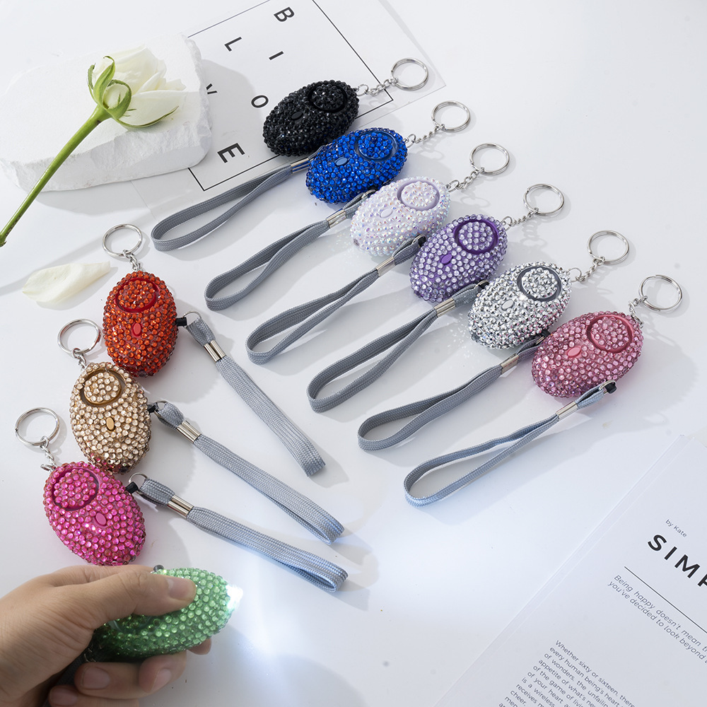 Cross-border diamond-encrusted anti-wolf device, anti-theft alarm, anti-wolf device siren, female distress device, portable anti-wolf distress signal