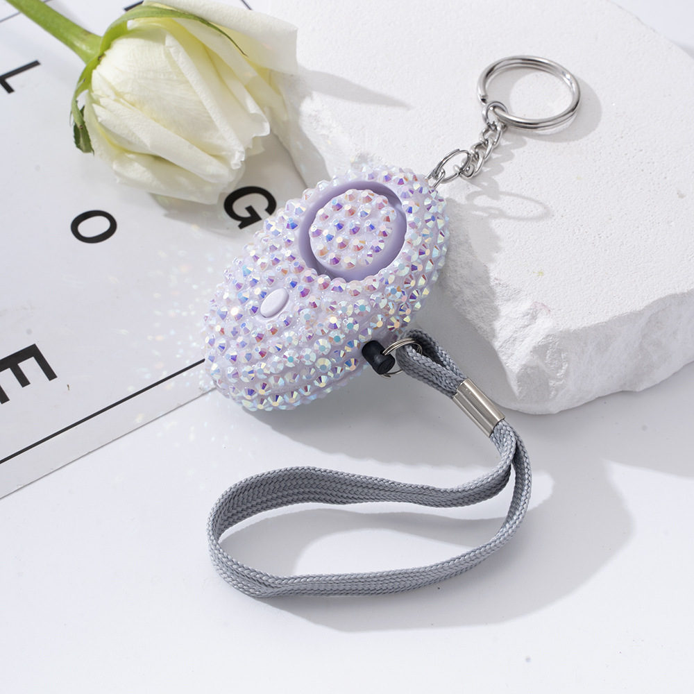 Cross-border diamond-encrusted anti-wolf device, anti-theft alarm, anti-wolf device siren, female distress device, portable anti-wolf distress signal