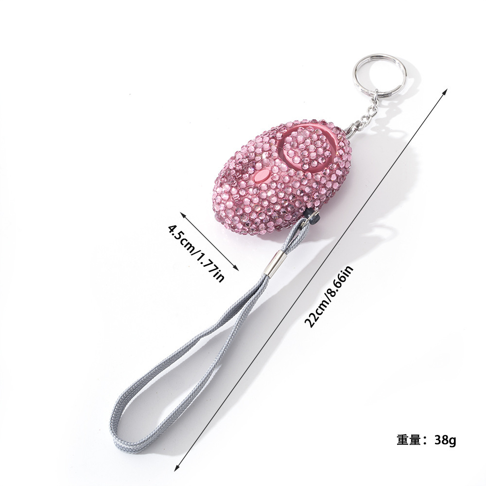 Cross-border diamond-encrusted anti-wolf device, anti-theft alarm, anti-wolf device siren, female distress device, portable anti-wolf distress signal