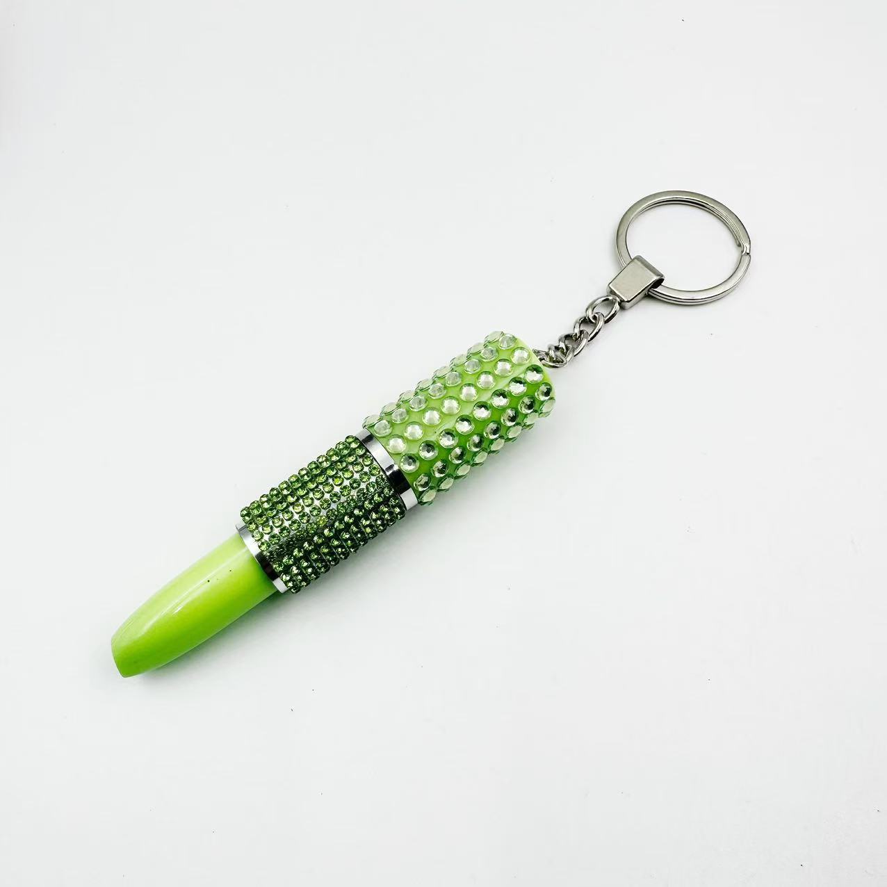 Personalized creative stationery ballpoint pens, cute rhinestone-studded lipsticks, keychains, popular bag charms, DIY jewelry