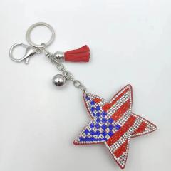 American flag with five-pointed stars