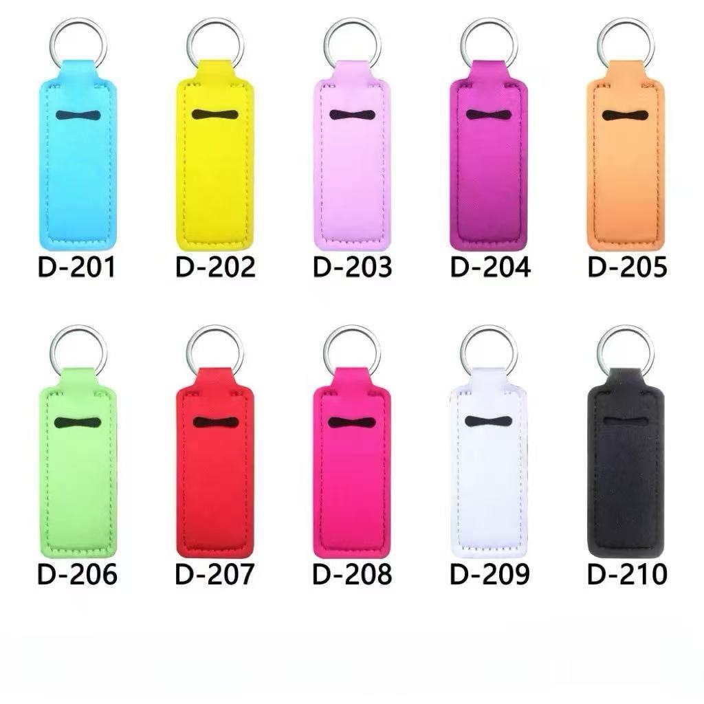 Wholesale solid color square lipstick/lipstick sleeve/keychain.