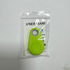 Green teardrop design + PE bag + instruction manual