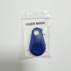 Deep blue water droplet + PE bag + instruction manual