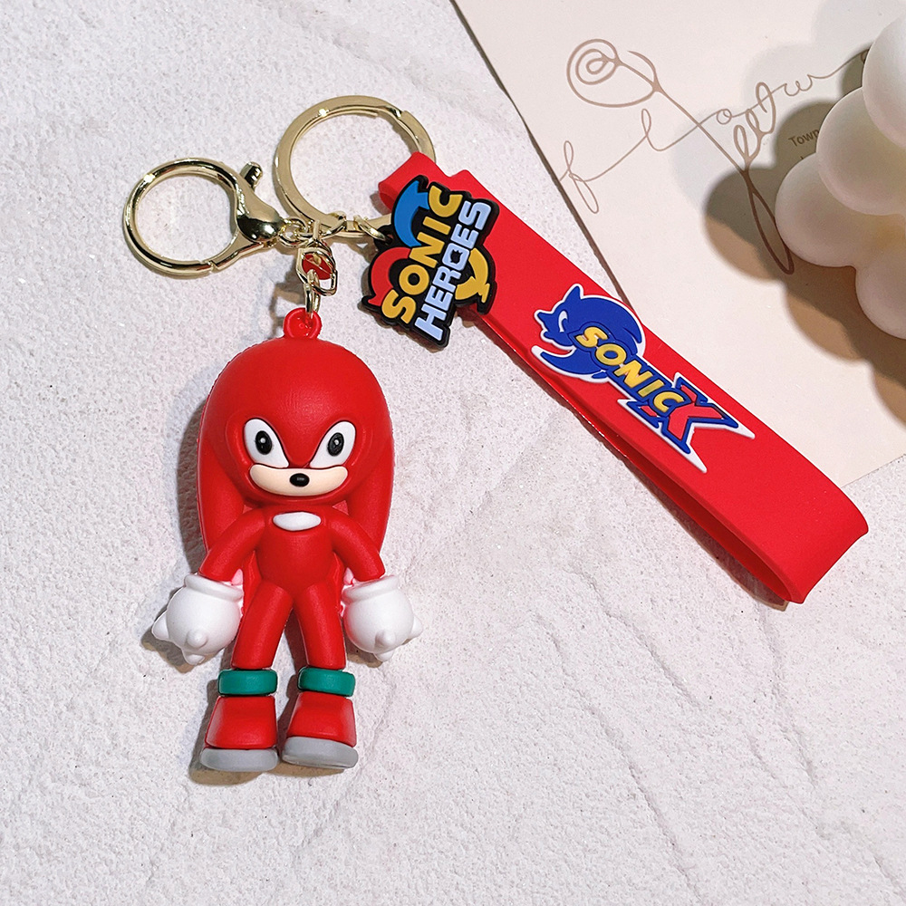 超音鼠索尼克钥匙扣汽车动漫卡通钥匙挂件公仔包包挂饰钥匙链车载